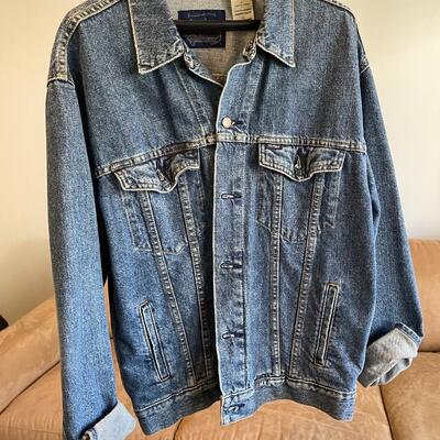 Lot 66 Levi's Signature Denim Jacket Flap Pockets Size Large