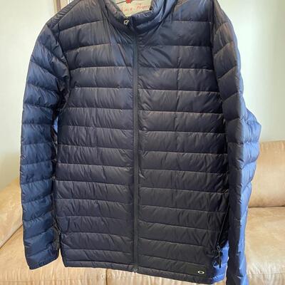 Lot 68 Light Weight Quilted Puffer Jacket Extra Large Navy Blue