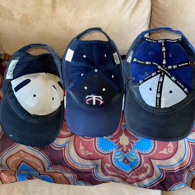 Lot 72 Baseball Caps 3 LA Dodgers Twins Boston