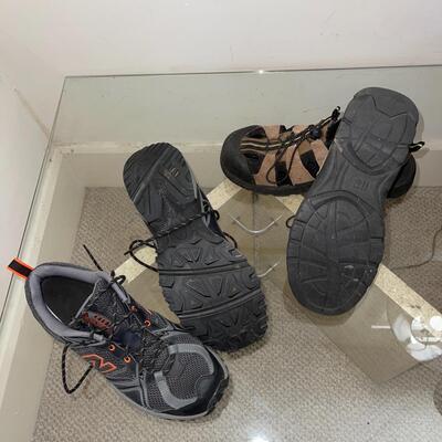 Lot 76 New Balance Cross Trainers + Lace Up Sandals Size 9.5