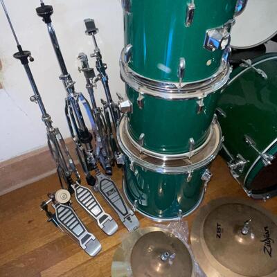 Lot 113 JAMM Drum Set Stands Cymbals by Cannon Percussion