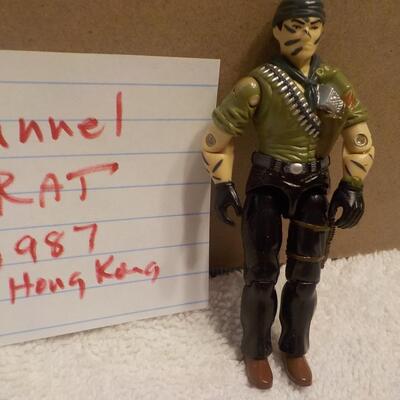 Vintage G.I. Joe Action Figure " 1987 TUNNEL RAT "