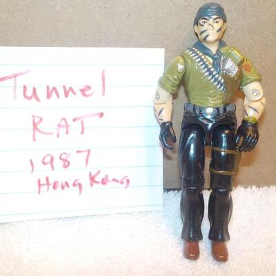 Vintage G.I. Joe Action Figure " 1987 TUNNEL RAT "