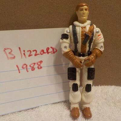 Vintage GI. JOE ACTION FIGURE 1988 " THE BLIZZARD'.