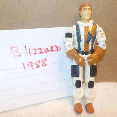 Vintage GI. JOE ACTION FIGURE 1988 " THE BLIZZARD'.
