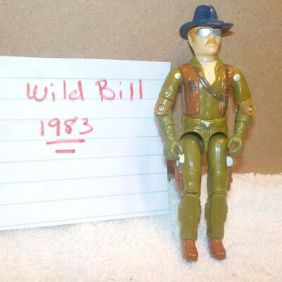VINTAGE G.I. JOE ACTION FIGURE ' THE WILD BILL '. 1983.