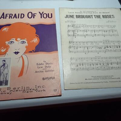 Huge lot of sheet music