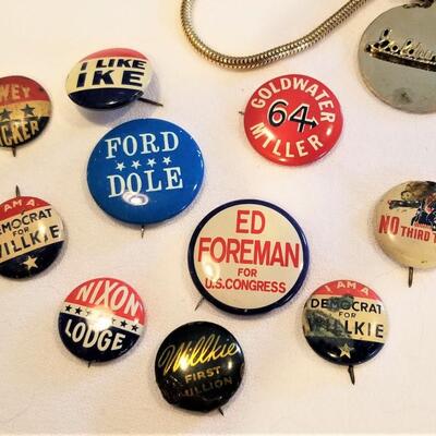 Lot #26   Lot of Vintage Political Buttons