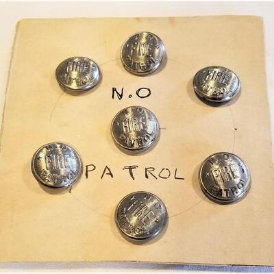 Lot #31  Set of antique New Orleans Fire Patrol Uniform Buttons