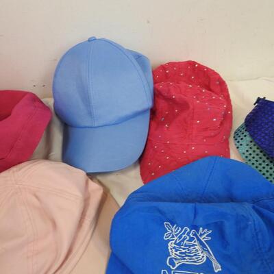 7 pc Headwear, Visors, Baseball Caps, Sunhats