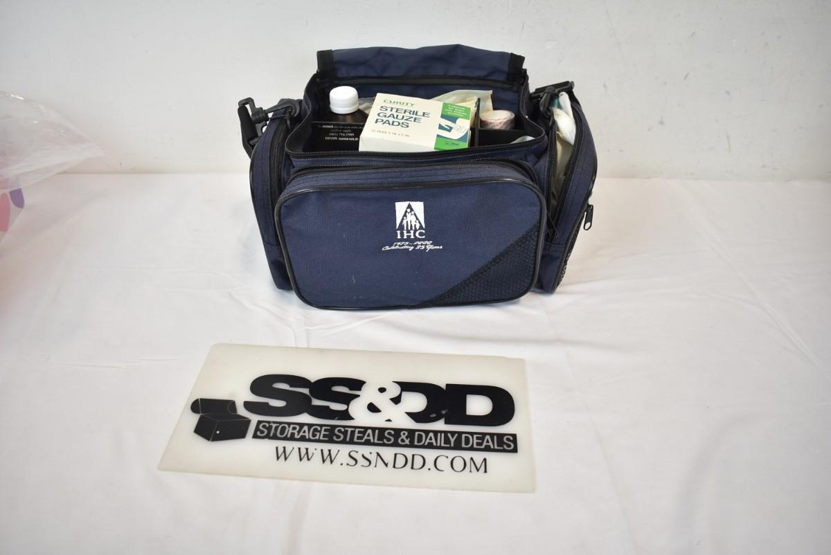 Medical Supplies +IHC Duffel Gauze Pads, Hydrogen Peroxide, Saline