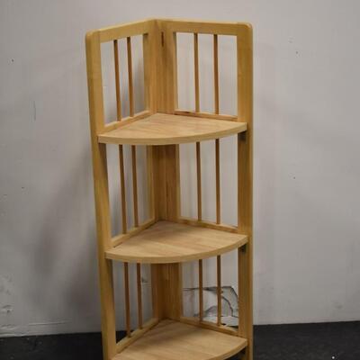 Home Decor: 38" Wooden Foldable Shelf