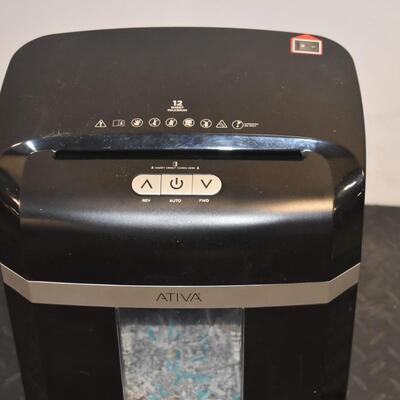 Ativa Paper and Credit Card Shredder