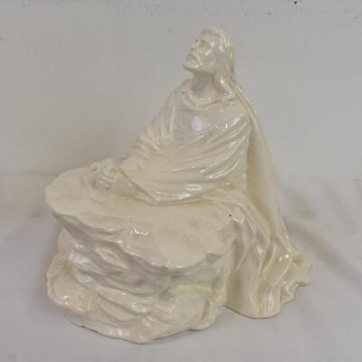 3 pc Christian Decor, Statues of Christ, Mary & Joseph