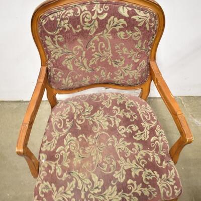 Vintage Style Wooden Living Room Armchair