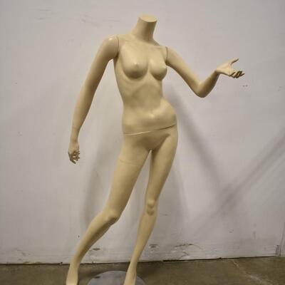 Female Headless Mannequin, 63" Tall
