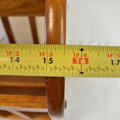 Large Wooden Magazine Rack With Handle