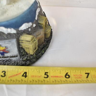 Two 2002 Salt Lake Winter Olympic Snow Globes