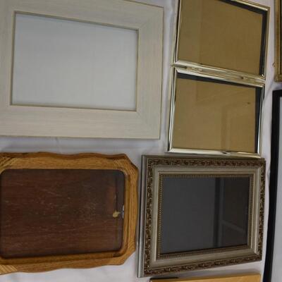 11 Frames, Assorted Sizes, 7" x 5", 9" x 7", 8" x 10", 11" x 14"