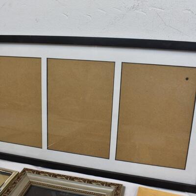 11 Frames, Assorted Sizes, 7" x 5", 9" x 7", 8" x 10", 11" x 14"
