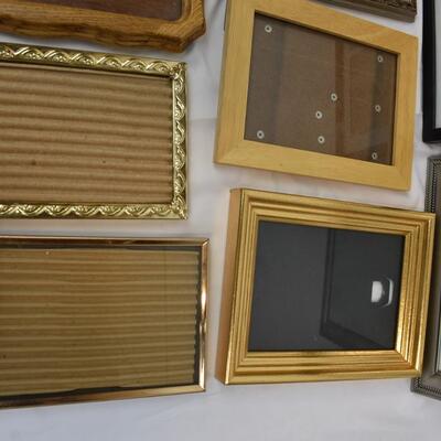 11 Frames, Assorted Sizes, 7" x 5", 9" x 7", 8" x 10", 11" x 14"