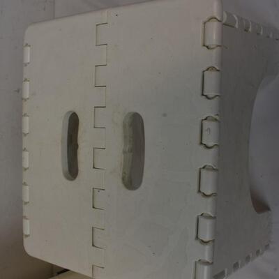 2 pc Home Goods: Small Foldable Step Stool, small Ironing Board