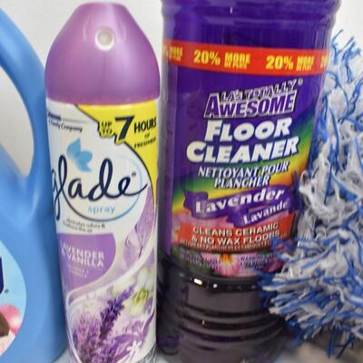 14 pc Cleaning Supplies, Downy Fabric Softener, Oxygen Cleaner