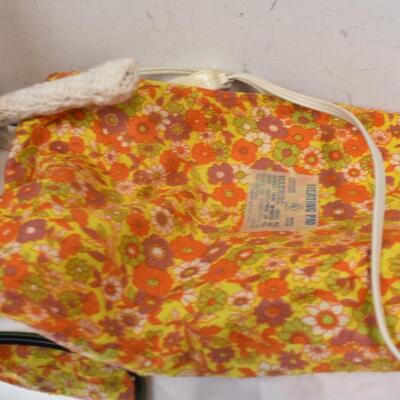 Personal Care Lot: Heating Pads, Scarves, Band-Aids, Umbrella, Mirrors