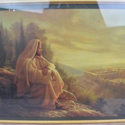 "O Jerusalem" Framed Art Print, 21" x 25"