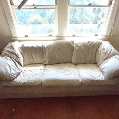 Lot 140 Ultra Suede Queen Size Hide-A-Bed Pillow Top