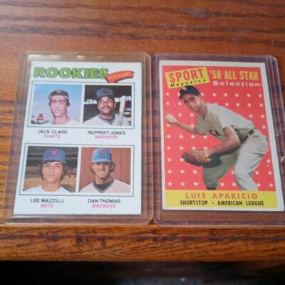 LOT 70  TWO OLD BASEBALL CARDS