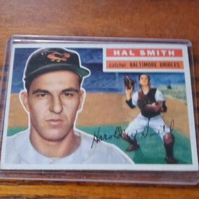 LOT 74   TWO TOPPS BASEBALL CARDS FROM 1956