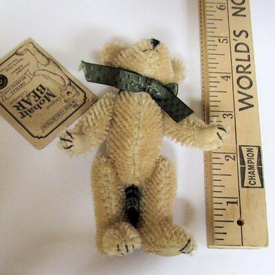 Small Mohair Boyd's Bear With Tag, 4 1/2"