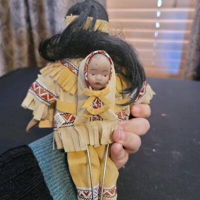 Little Indian Doll w/ Baby
