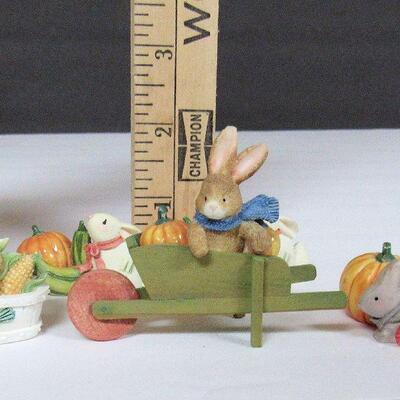 Blushing Bunnies Bountiful Harvest 5 Piece Set, 1997