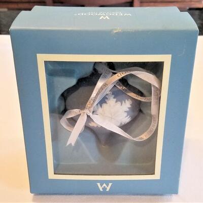 Lot #35  Wedgwood Porcelain Christmas Ornament in Original Box