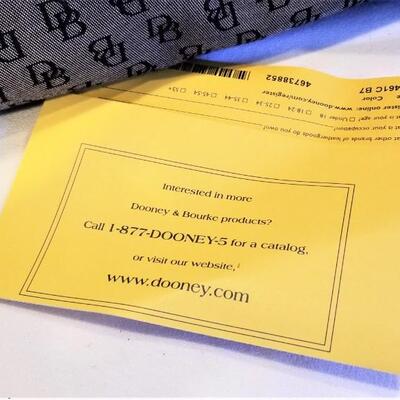 Lot #37  Nice Dooney & Bourke Handbag with Registration Card