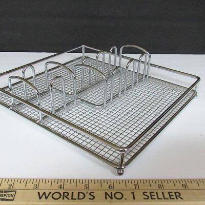 Sturdy Good Quality Kitchen Organizer, Napkins, Silverware, Etc