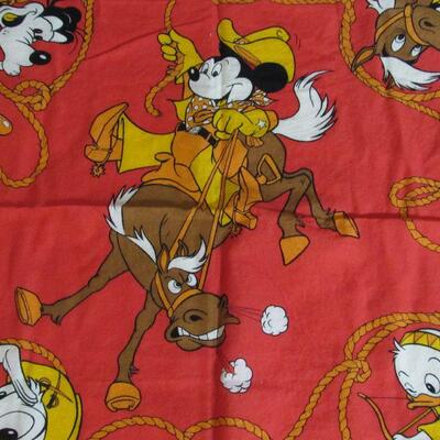 Vintage Walt Disney Productions Large Childs Bandana, Scarf or Hankie Maybe
