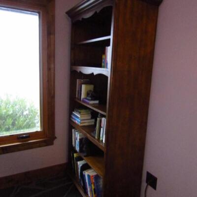 Wood Finish Book Shelf (No Contents)