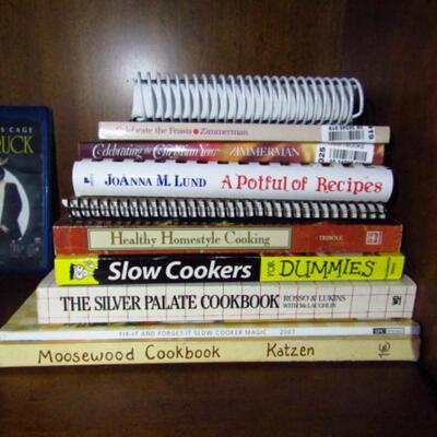 Collection of Books- Cookbooks, Religious, Inspirational, Various Fiction