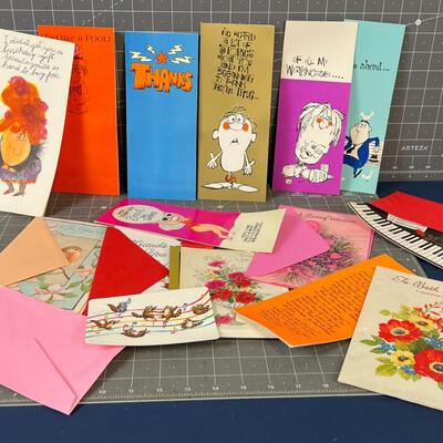 Lot of Vintage Greeting Cards from the 60's & 70's 