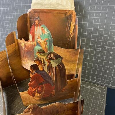 3D Cut Out Nativity Scene 