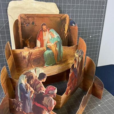 3D Cut Out Nativity Scene 
