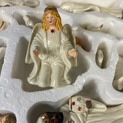 Porcelain Nativity Scene, New in the Box 