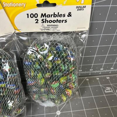 2 packages of Marbles 