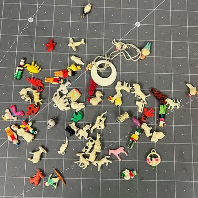 Collection of Antique Cracker Jack Charms 