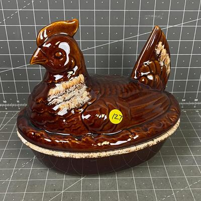 Rooster Casserole Dish & Cover