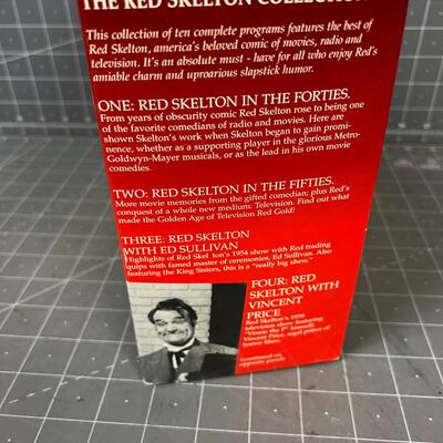 Red Skelton 10 Tape VHS Boxed Set 