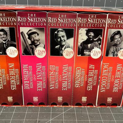 Red Skelton 10 Tape VHS Boxed Set 